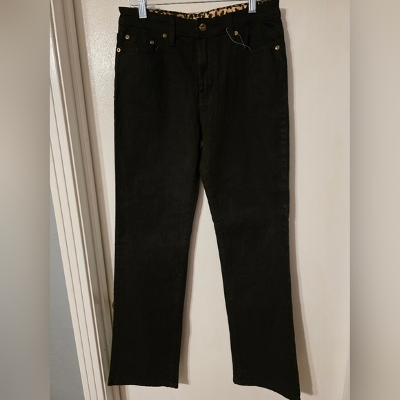 DG2 by Diane Gilman Denim - DG2 Diane Gilman Women's Size 4 Black Denim Bootcut Jeans